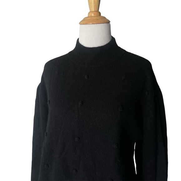 Scott & Scott London Edit Black Wool/Cashmere Turtleneck - Picture 4 of 6